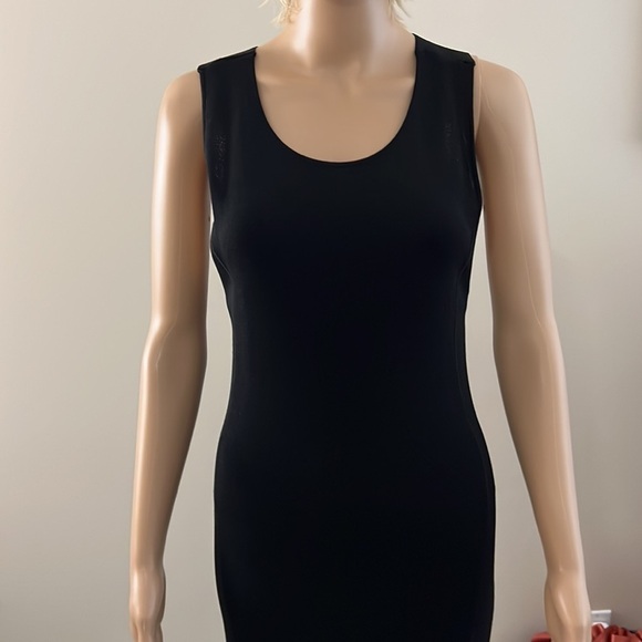 360 SWEATER brand Black Bodycon Dress Made of Italian Yarn NWT - Picture 6 of 14